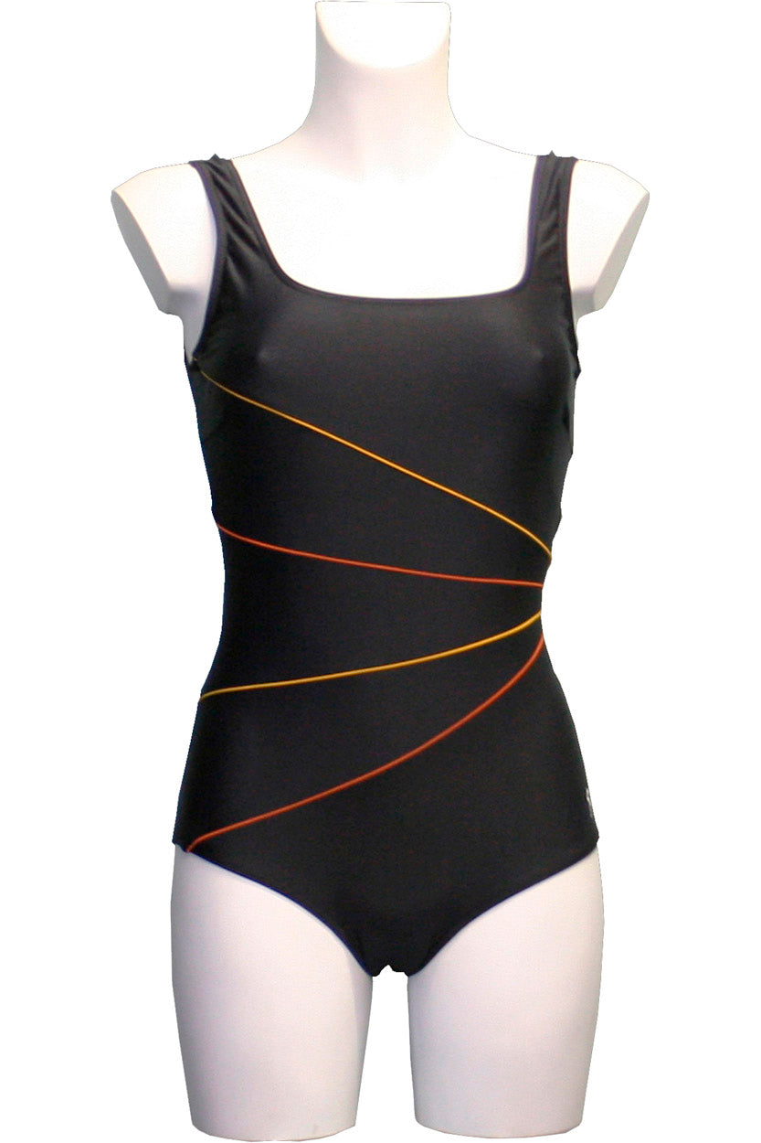 BADEDRAGT M/LAVT BEN, U-RYG OG