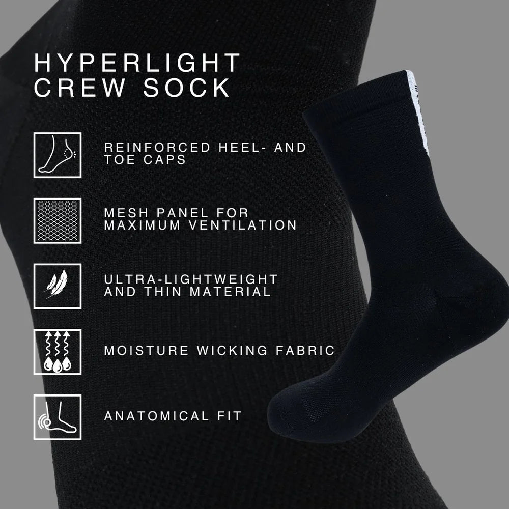 Hyperlight Crew Løbestrømper 2 pak