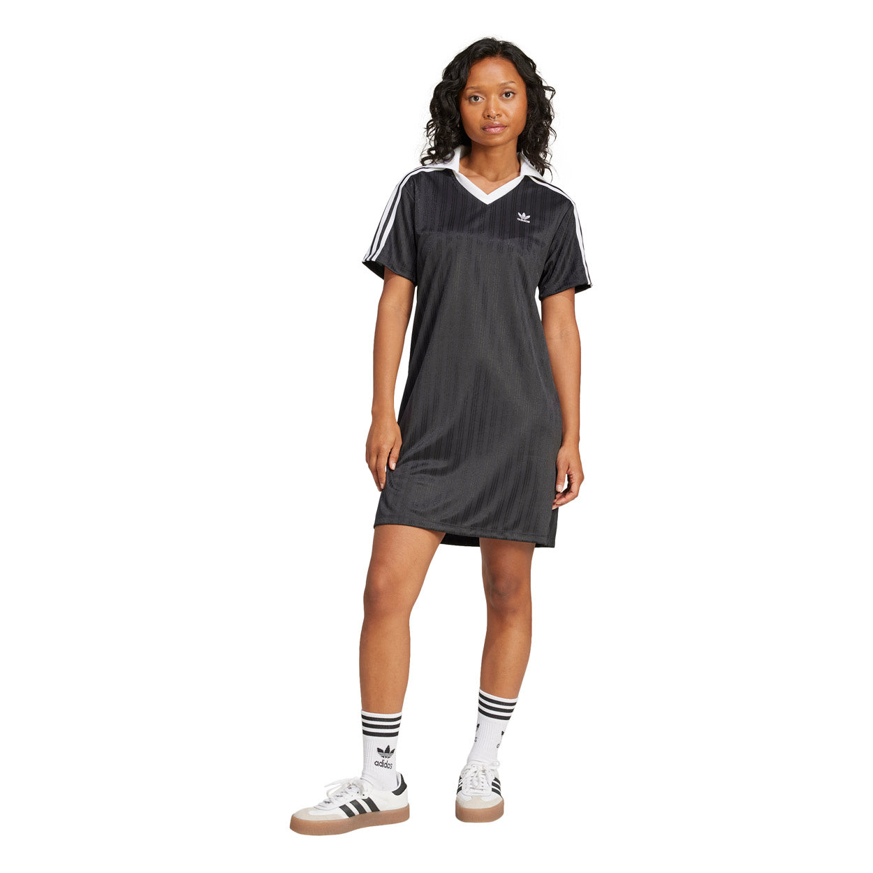 Adicolor Football Jacquard V-Neck Kjole