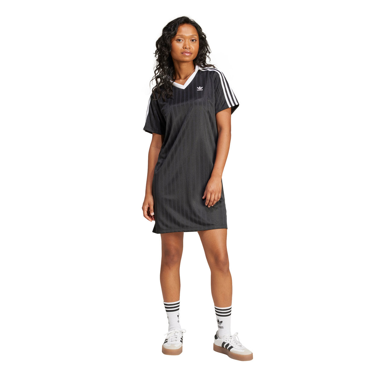 Adicolor Football Jacquard V-Neck Kjole