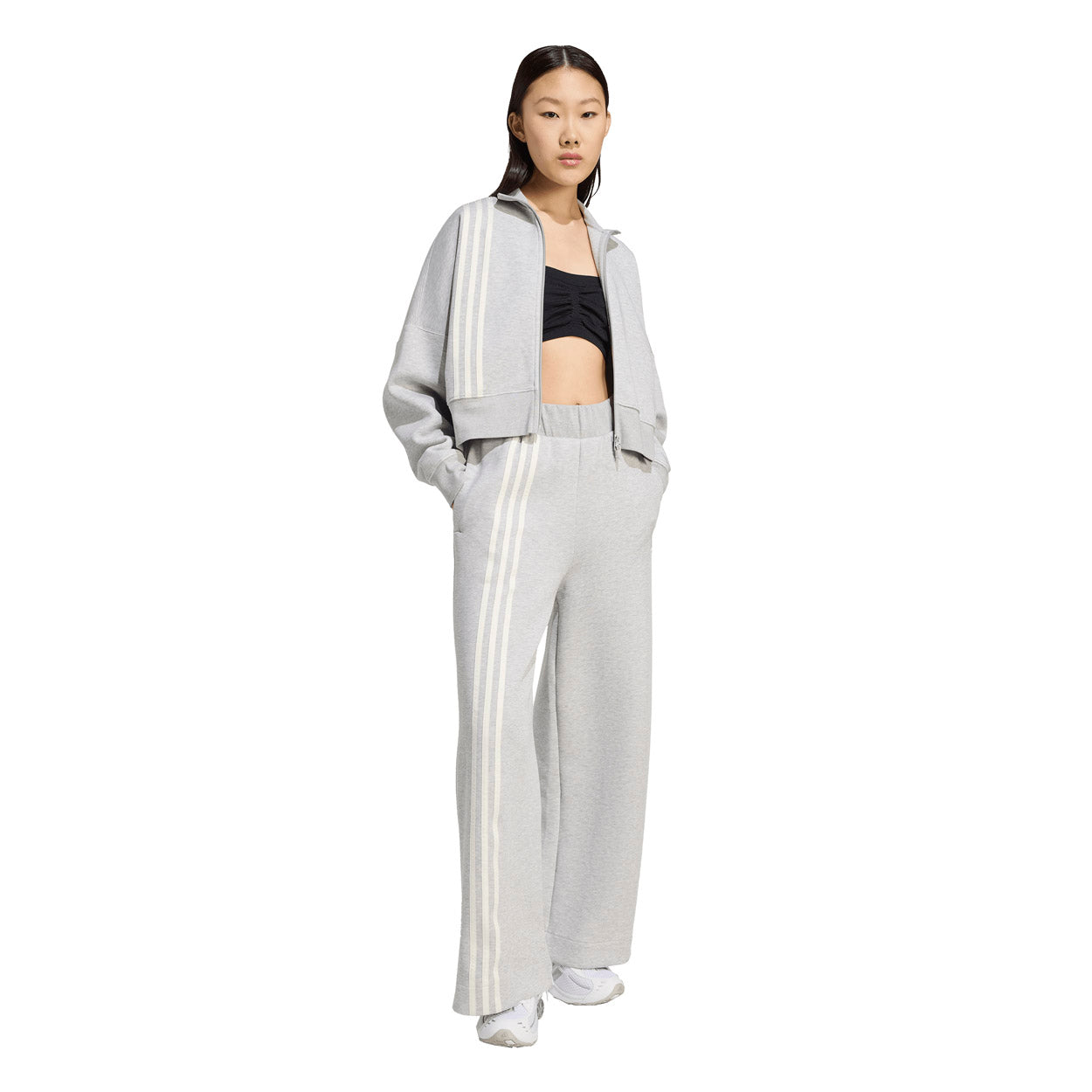 Off Placed 3-Stripes Wide Bukser