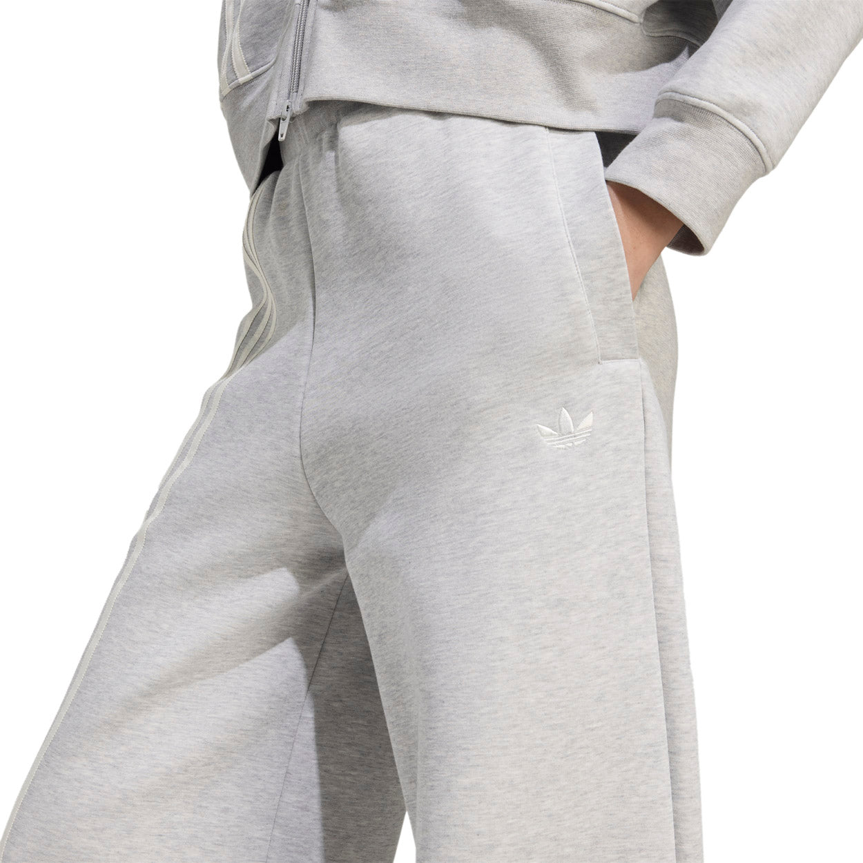 Off Placed 3-Stripes Wide Bukser