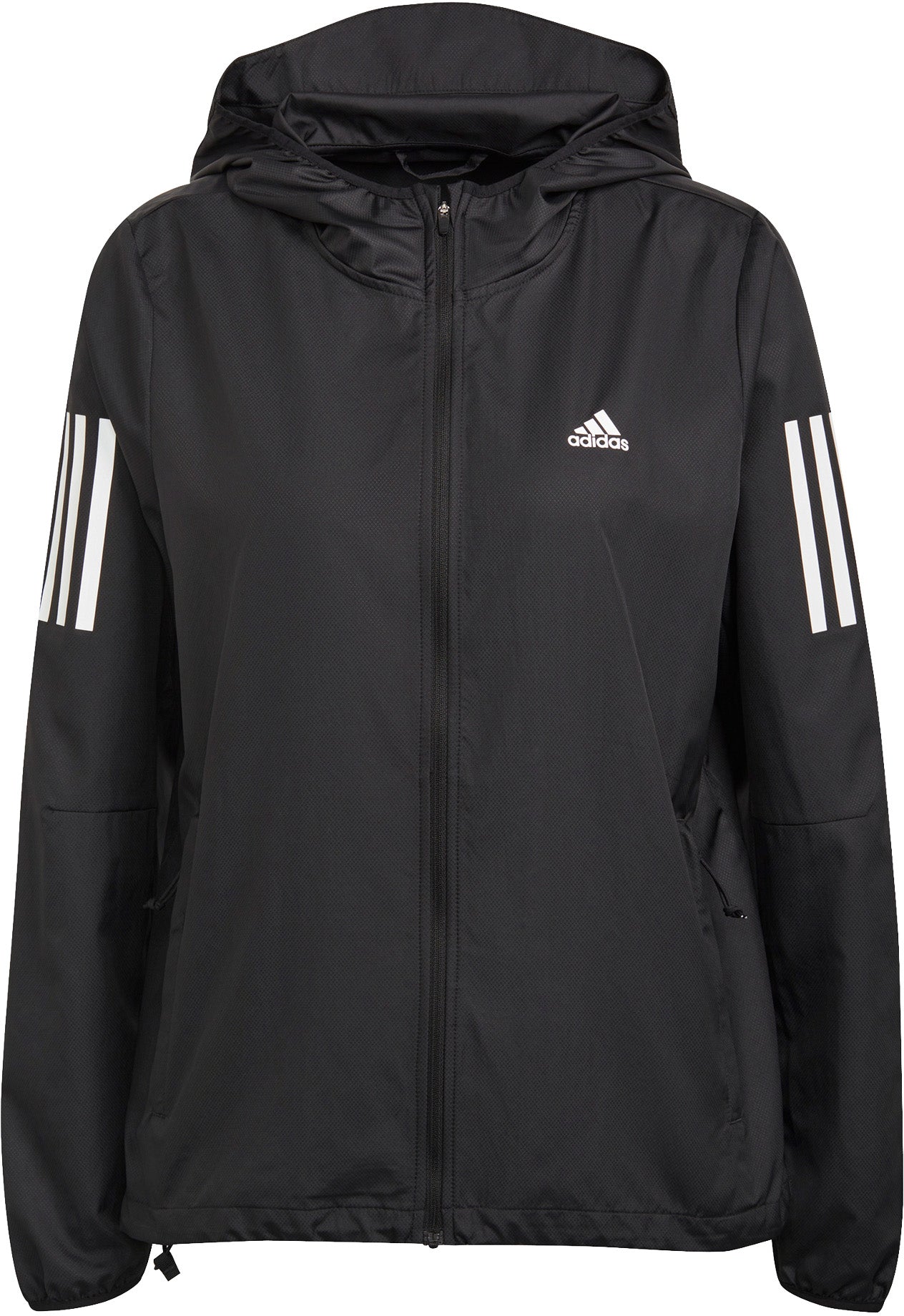 Own the Run Hooded Running windbreaker