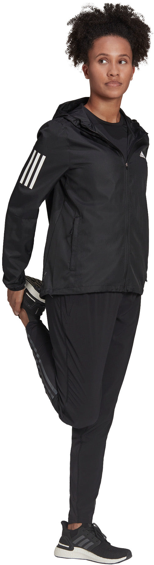 Own the Run Hooded Running windbreaker