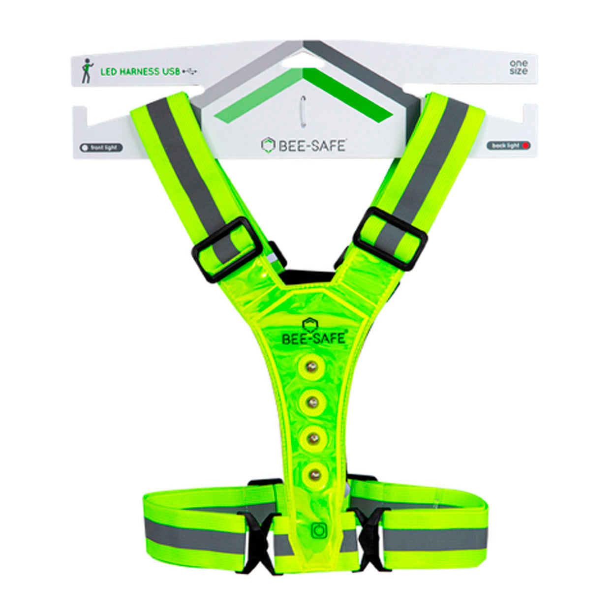 Refleks Vest med LED Lys