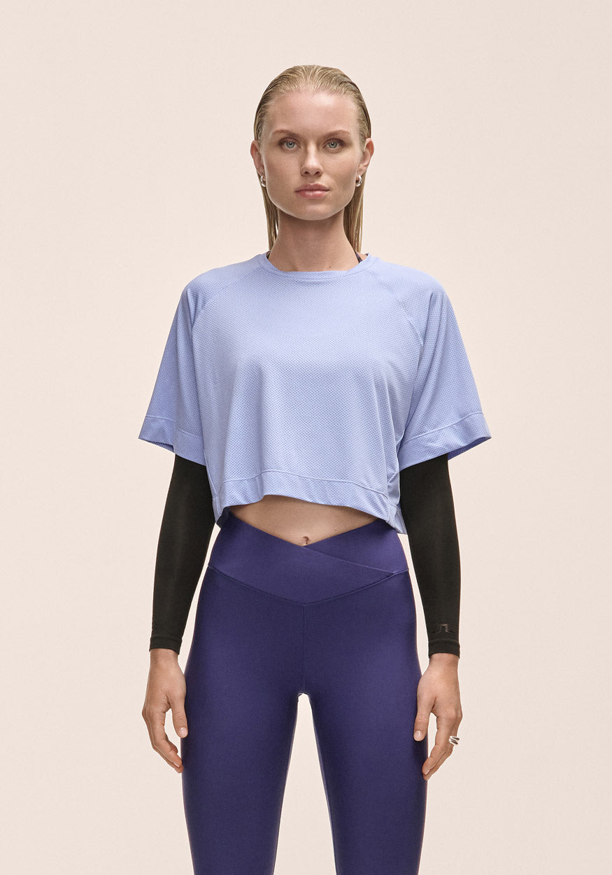 Laser Mesh Crop top