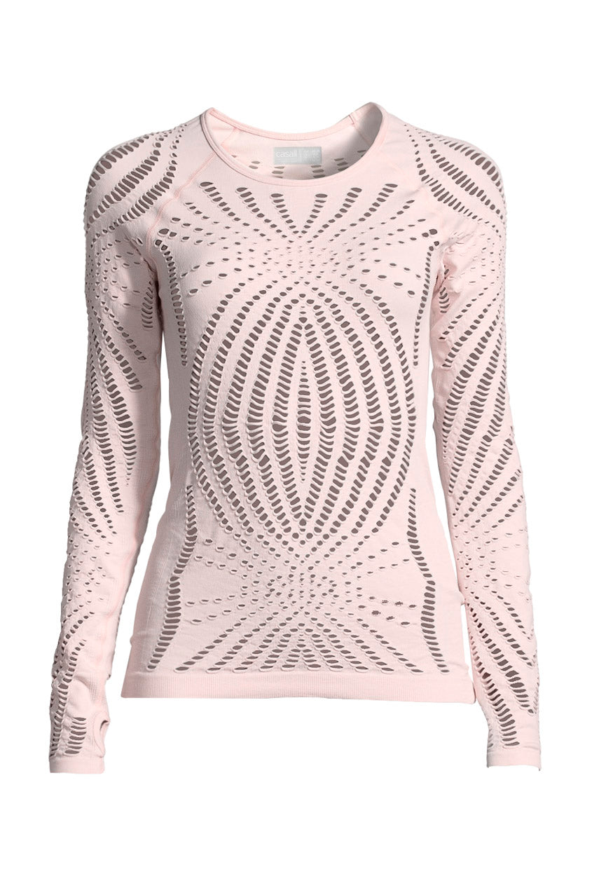 OPEN STRUCTURE LANGÆRMET t-SHIRT