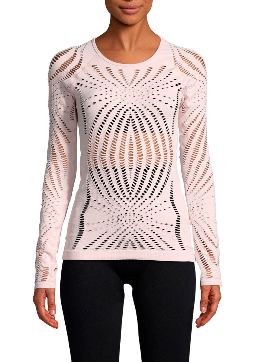 OPEN STRUCTURE LANGÆRMET t-SHIRT