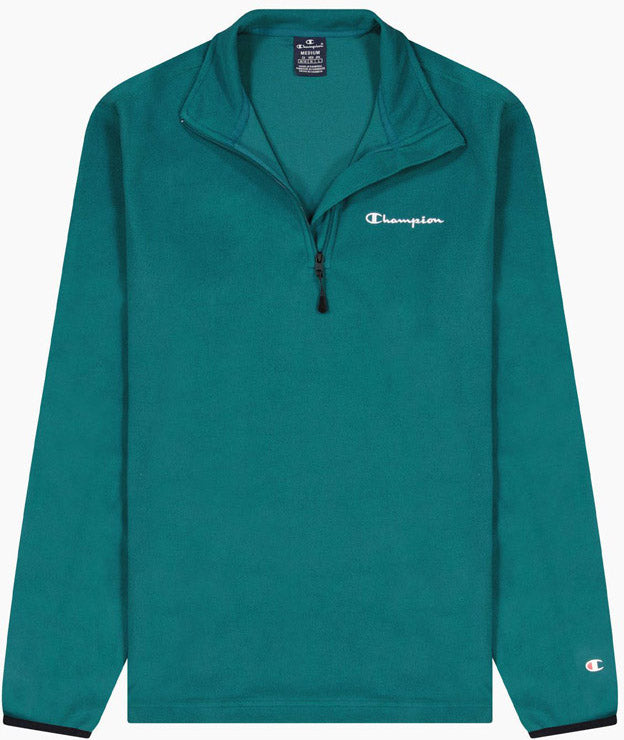 Half Zip-Up Script Logo Fleece sweatshirt