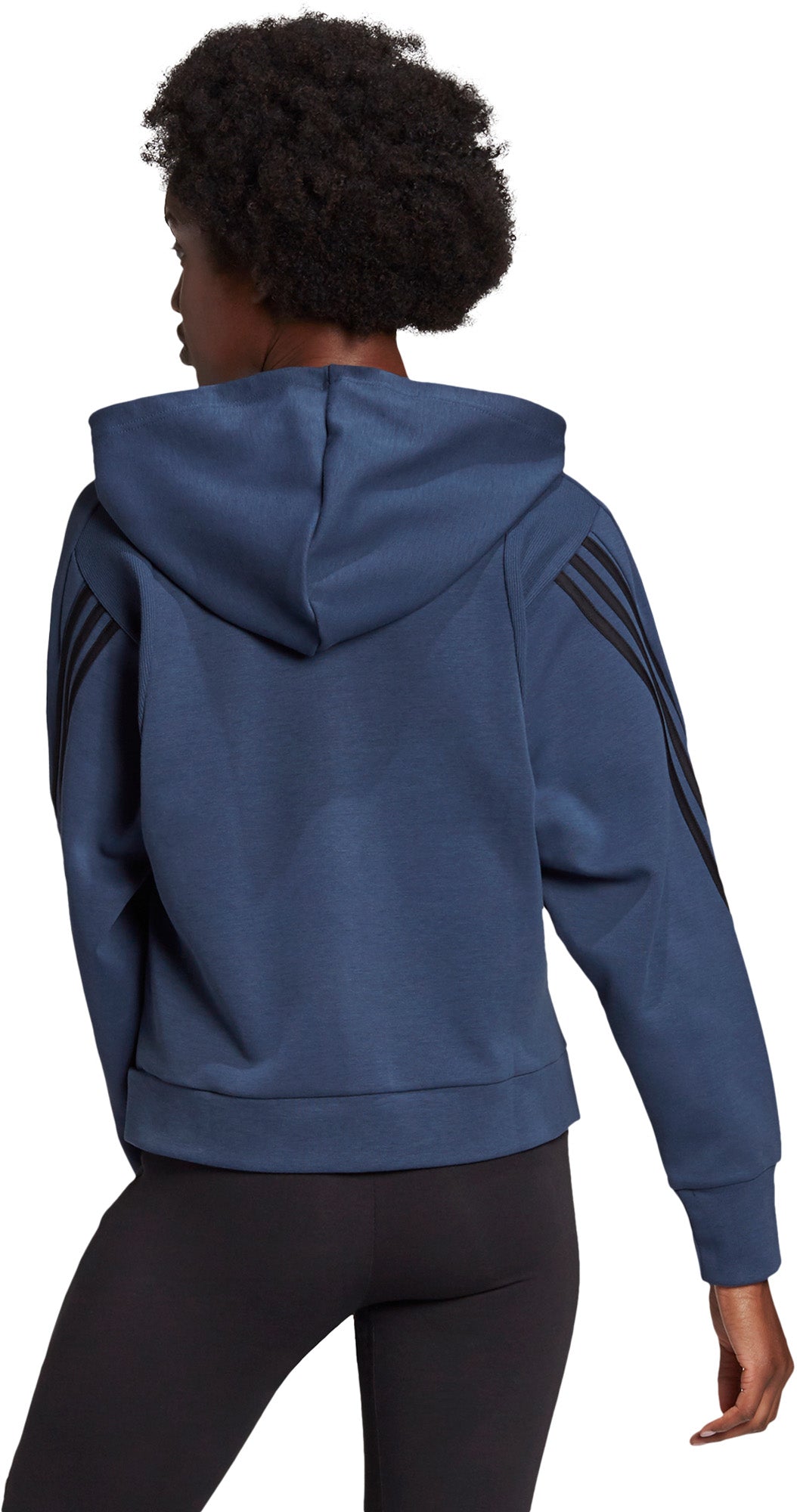 adidas Sportswear Wrapped 3-Stripes Full-Zip hættetrøje