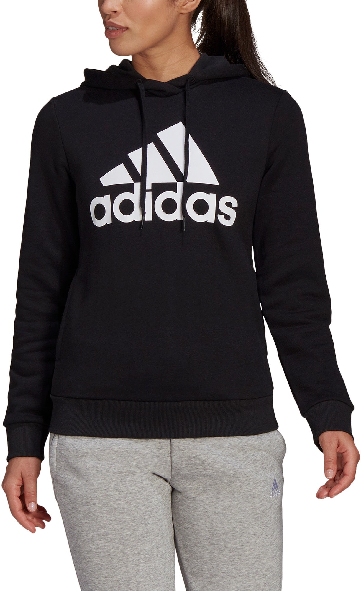 LOUNGEWEAR Essentials Logo Fleece hættetrøje