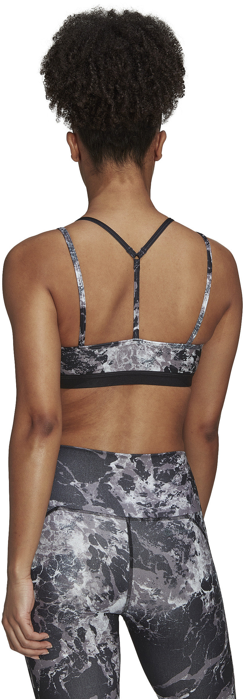 Yoga Essentials Studio Light-Support Allover Print sports bh