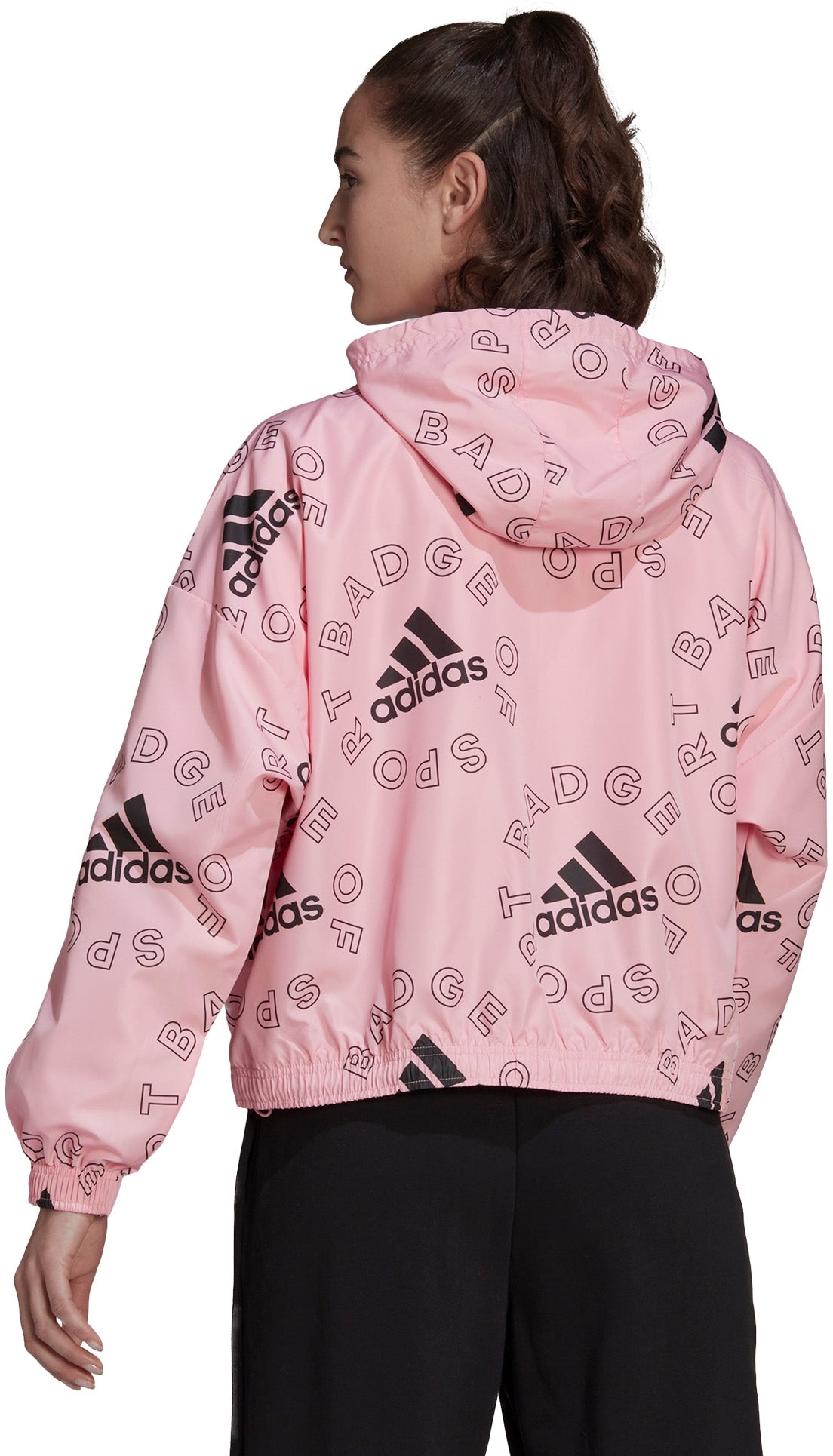 Essentials Logo Allover Print vindjakke