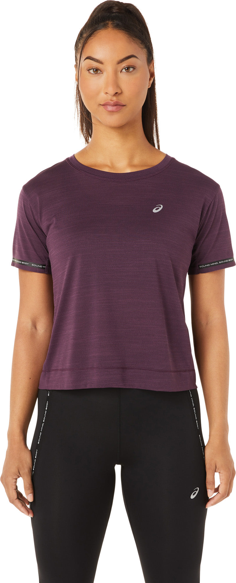 Race Crop løbe T-shirt