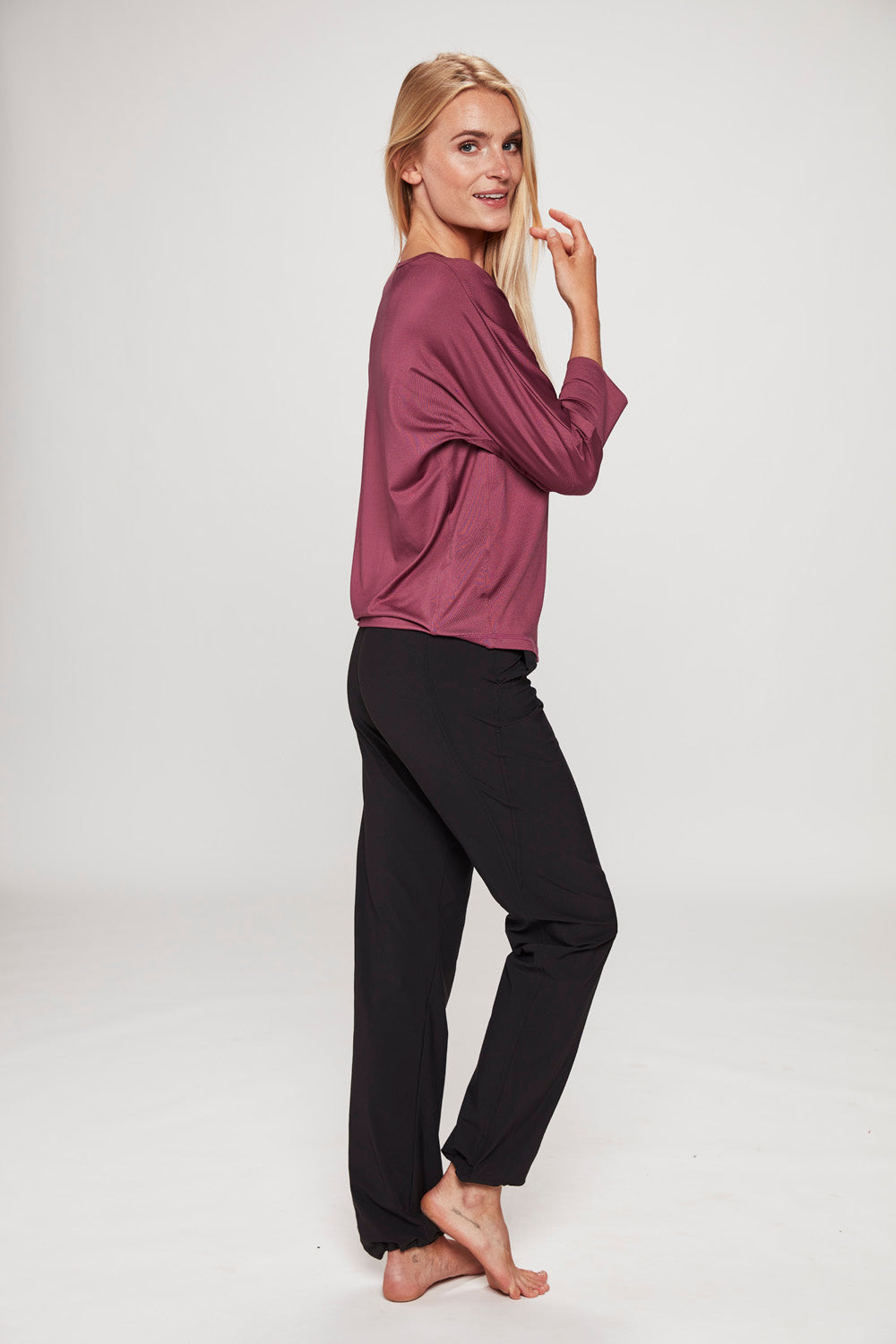 Heidi trænings T-shirt m. 3/4 ærmer