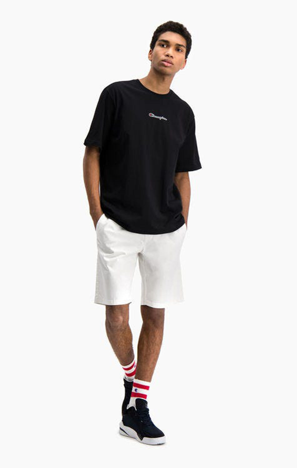 Oversized Script Logo Print T-shirt