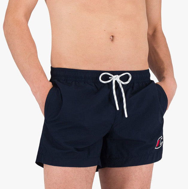 Satin C Logo badeshorts