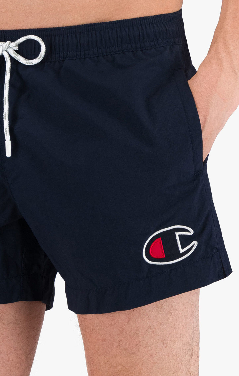 Satin C Logo badeshorts