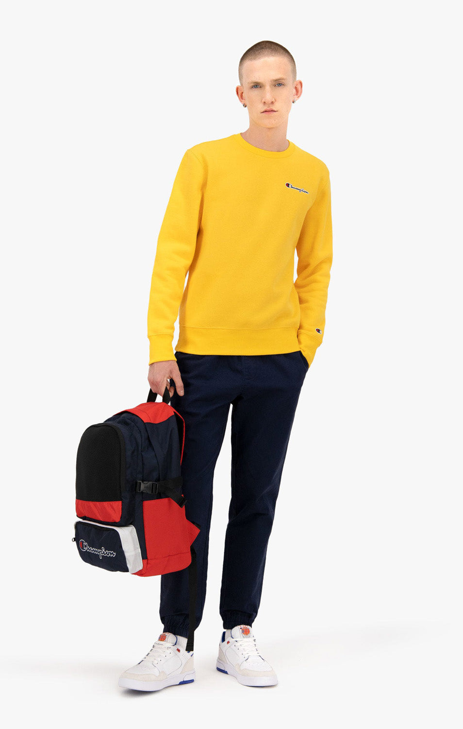 Organic Cotton Blend Small Script Logo sweatshirt