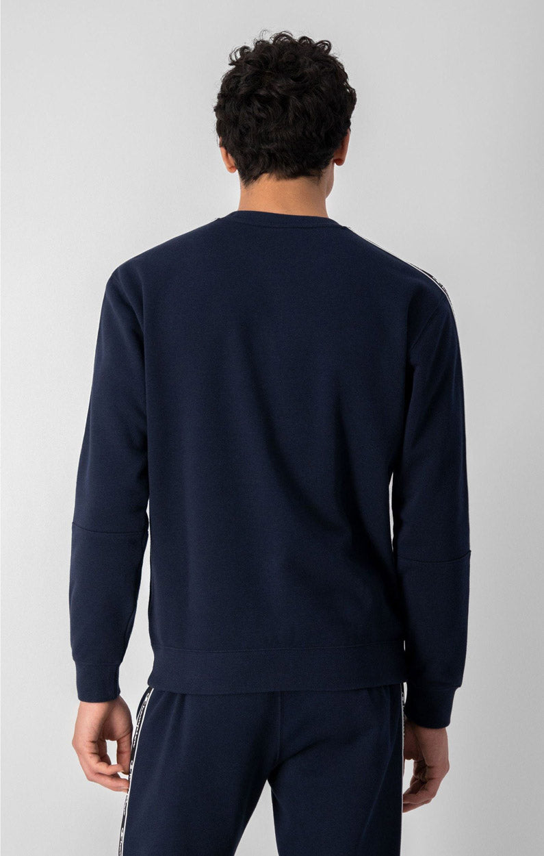 Tape Insert Cotton Fleece sweatshirt