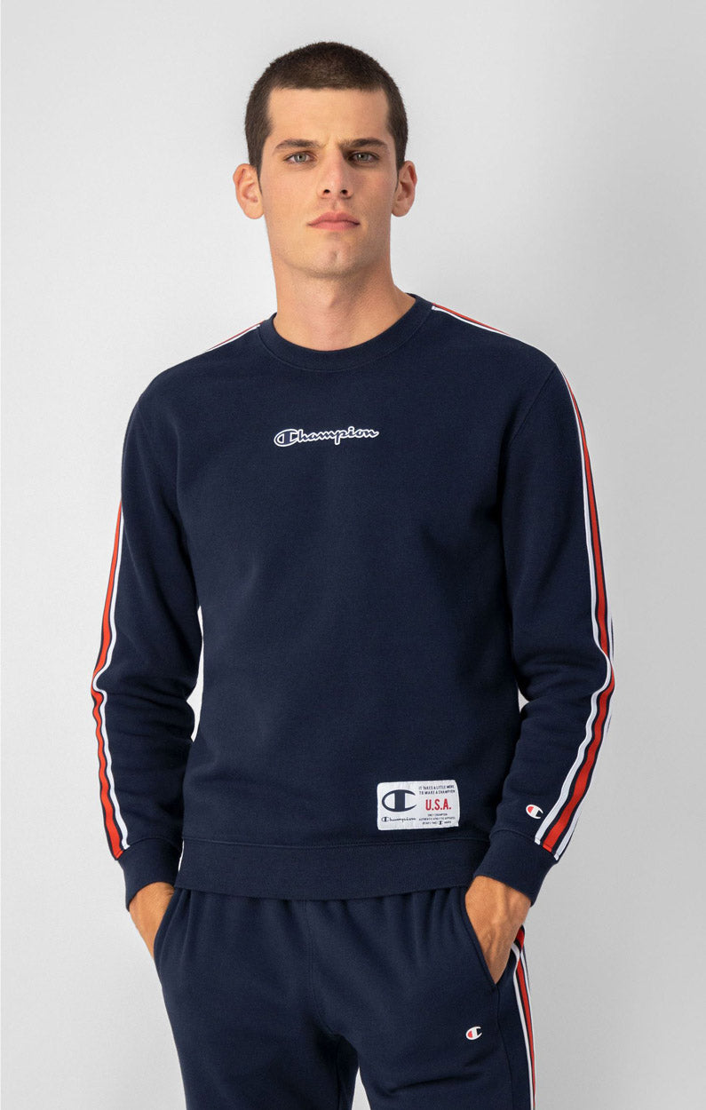Contrast Details Fleece sweatshirt