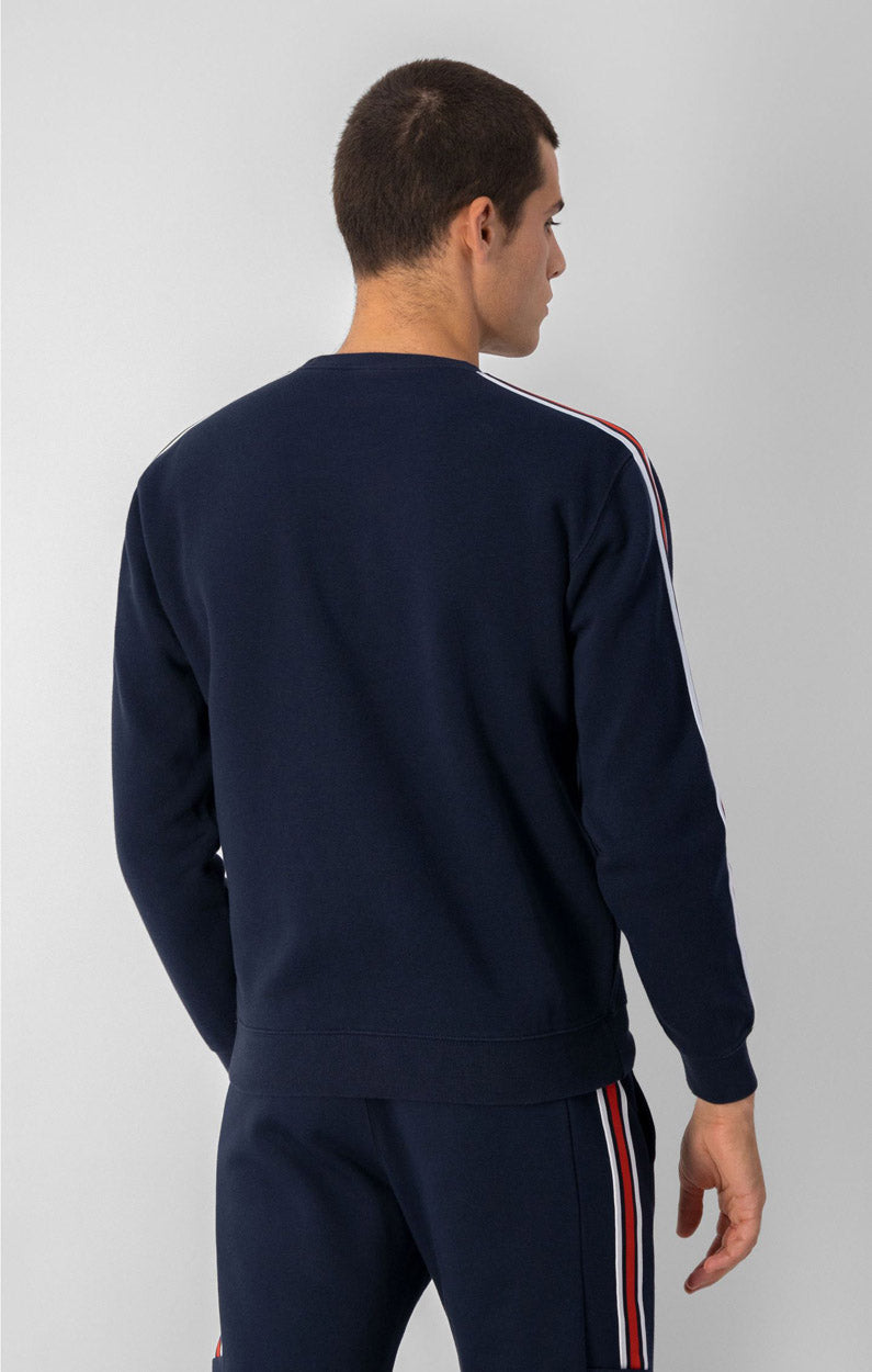 Contrast Details Fleece sweatshirt