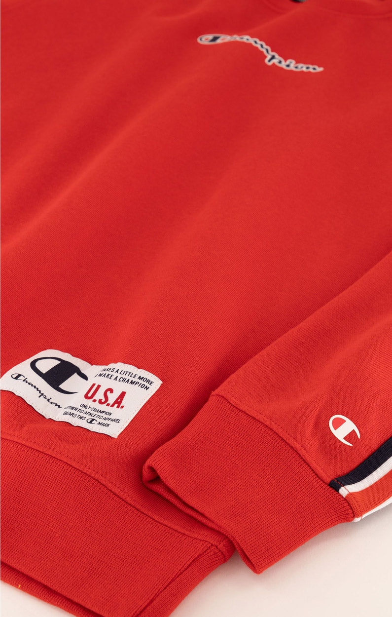 Contrast Details Fleece sweatshirt
