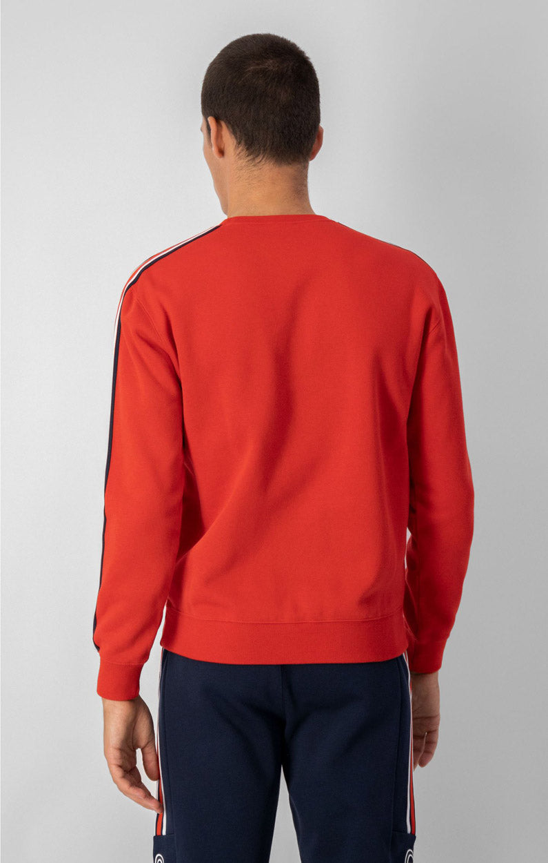 Contrast Details Fleece sweatshirt