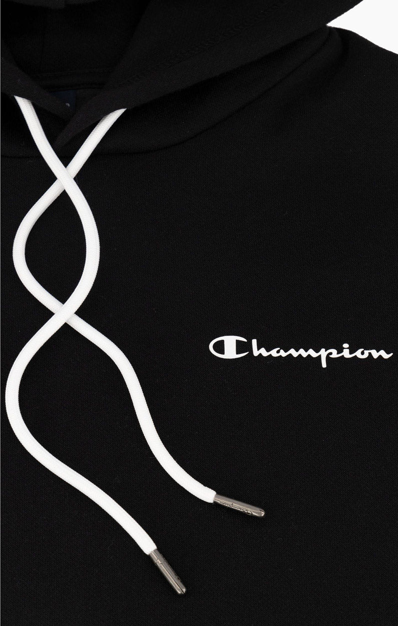 Small Script Logo Fleece hættetrøje