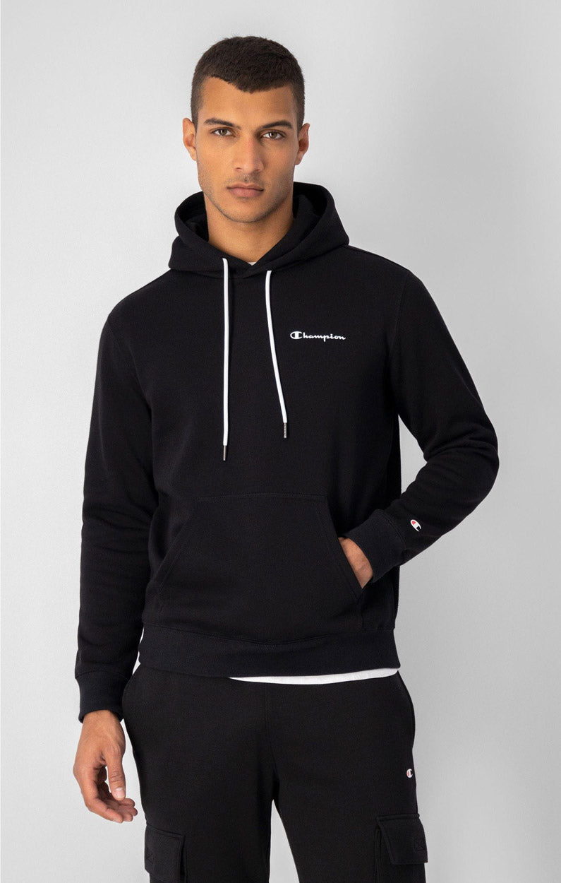 Small Script Logo Fleece hættetrøje