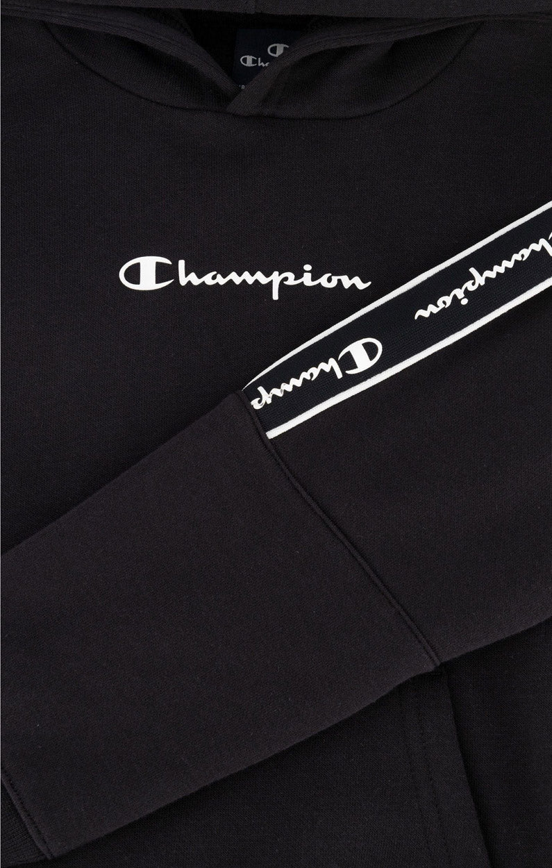 Boys Tape Insert Light Fleece hættetrøje