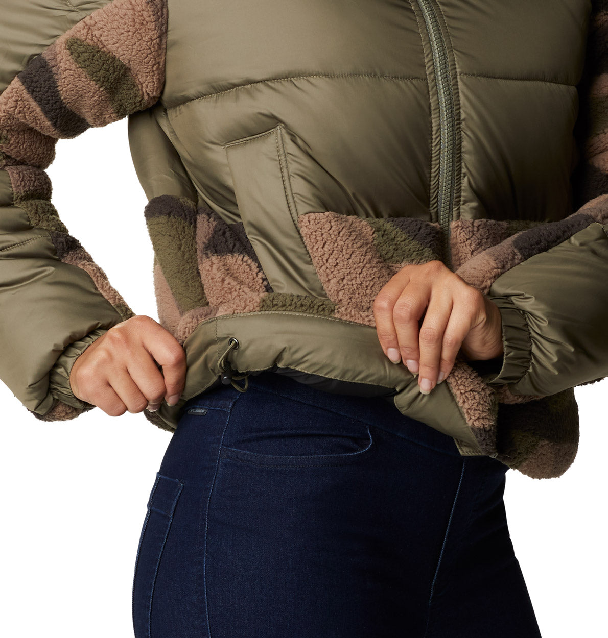 Leadbetter Point Sherpa hybridjakke