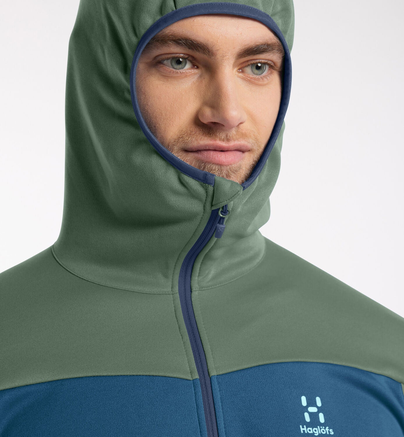 Frost Mid Hood fleecetrøje