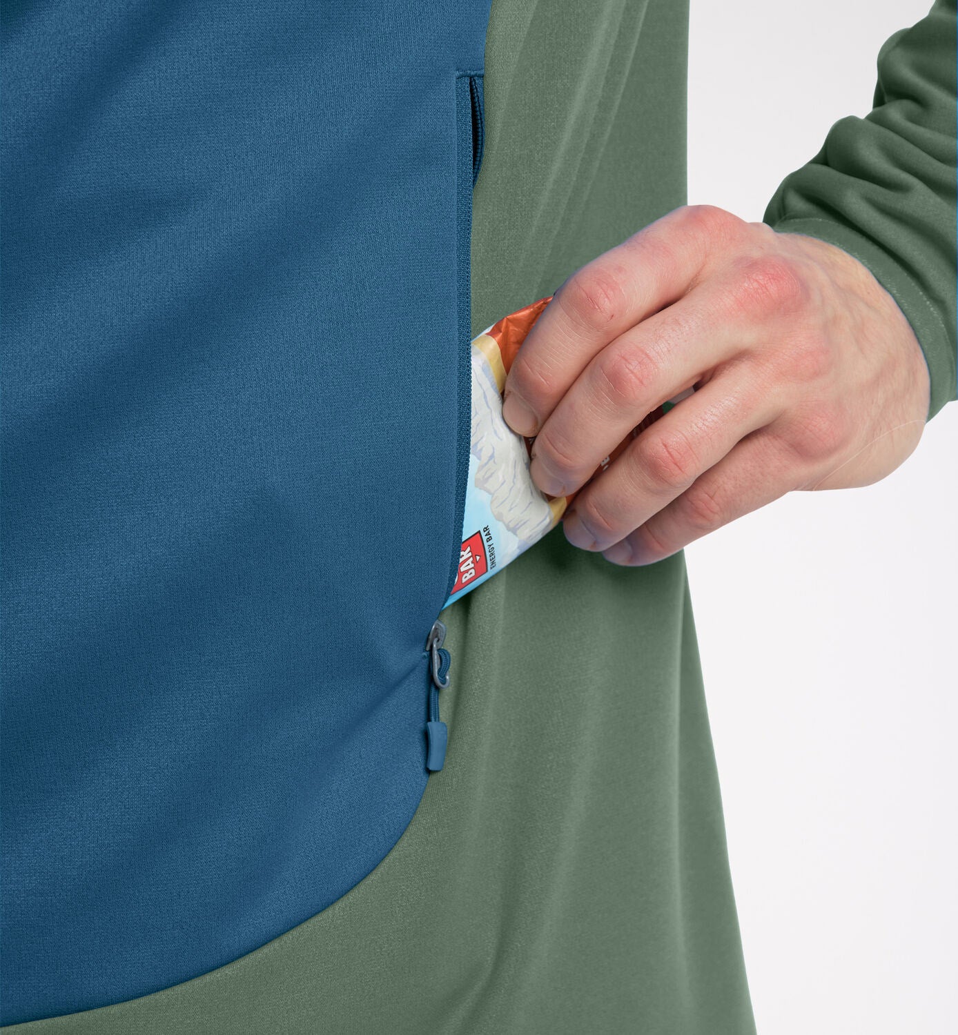Frost Mid Hood fleecetrøje