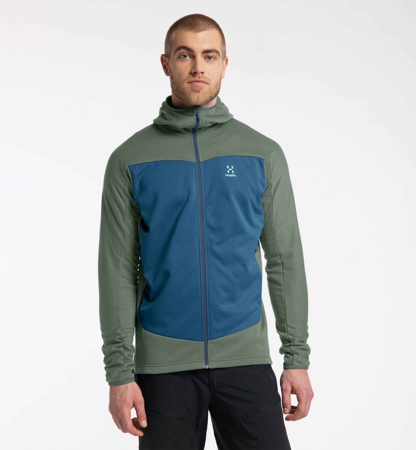 Frost Mid Hood fleecetrøje