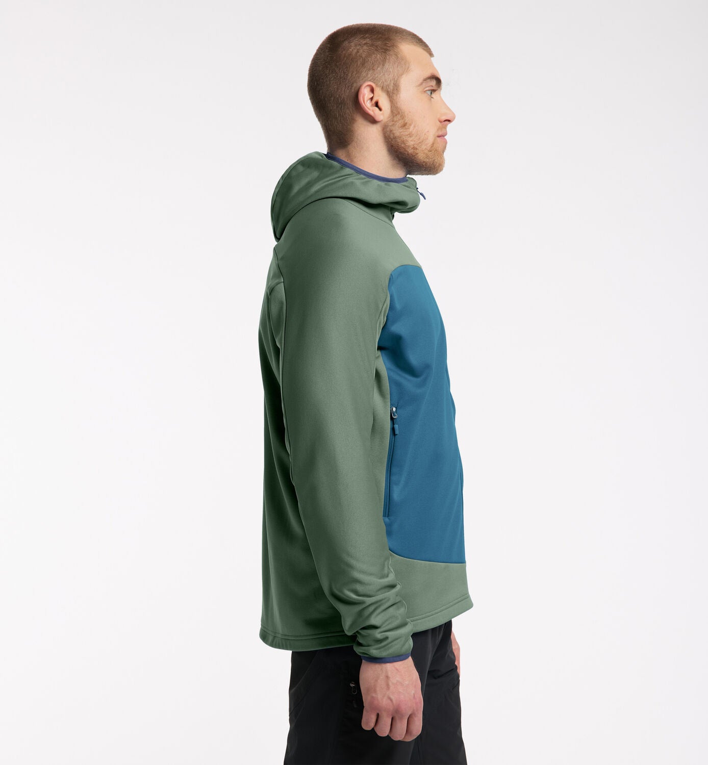 Frost Mid Hood fleecetrøje