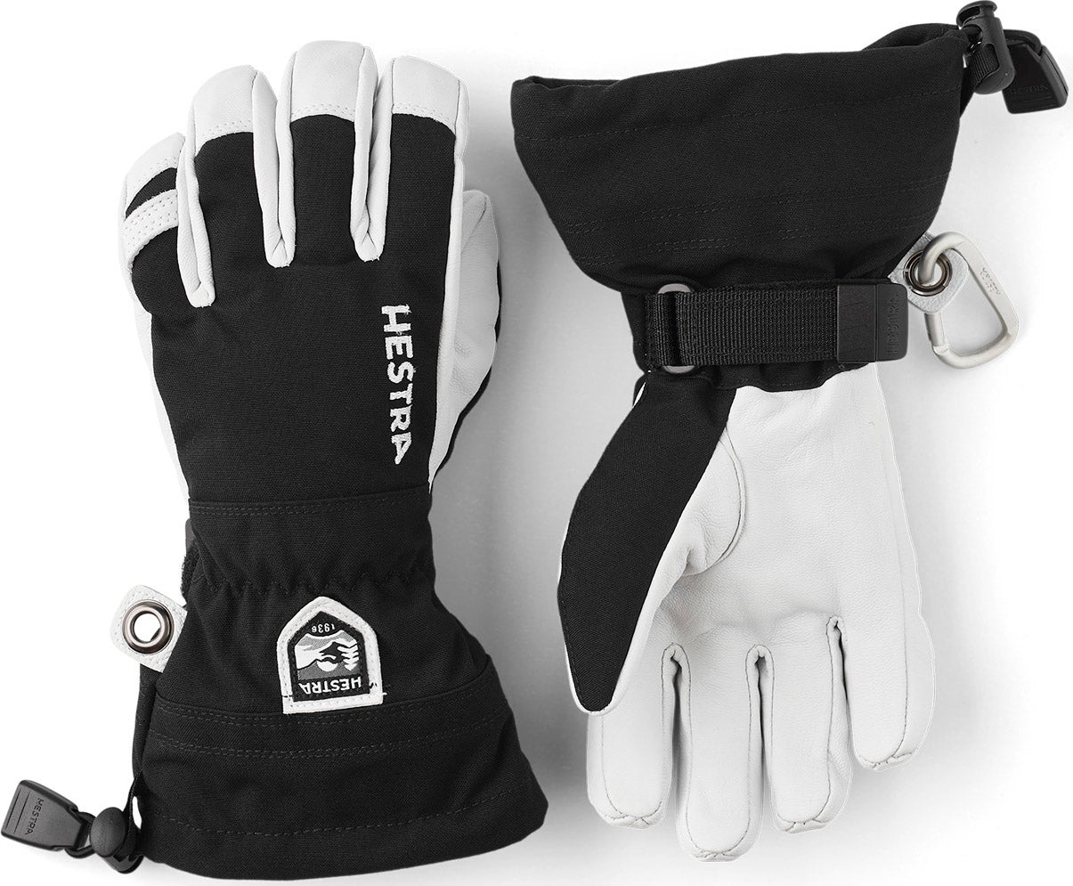 Army Leather Heli Ski Jr. 5-Finger handsker