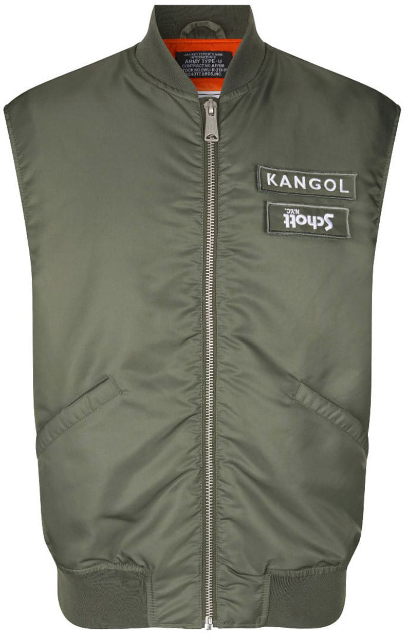 Kangol x Schott vest