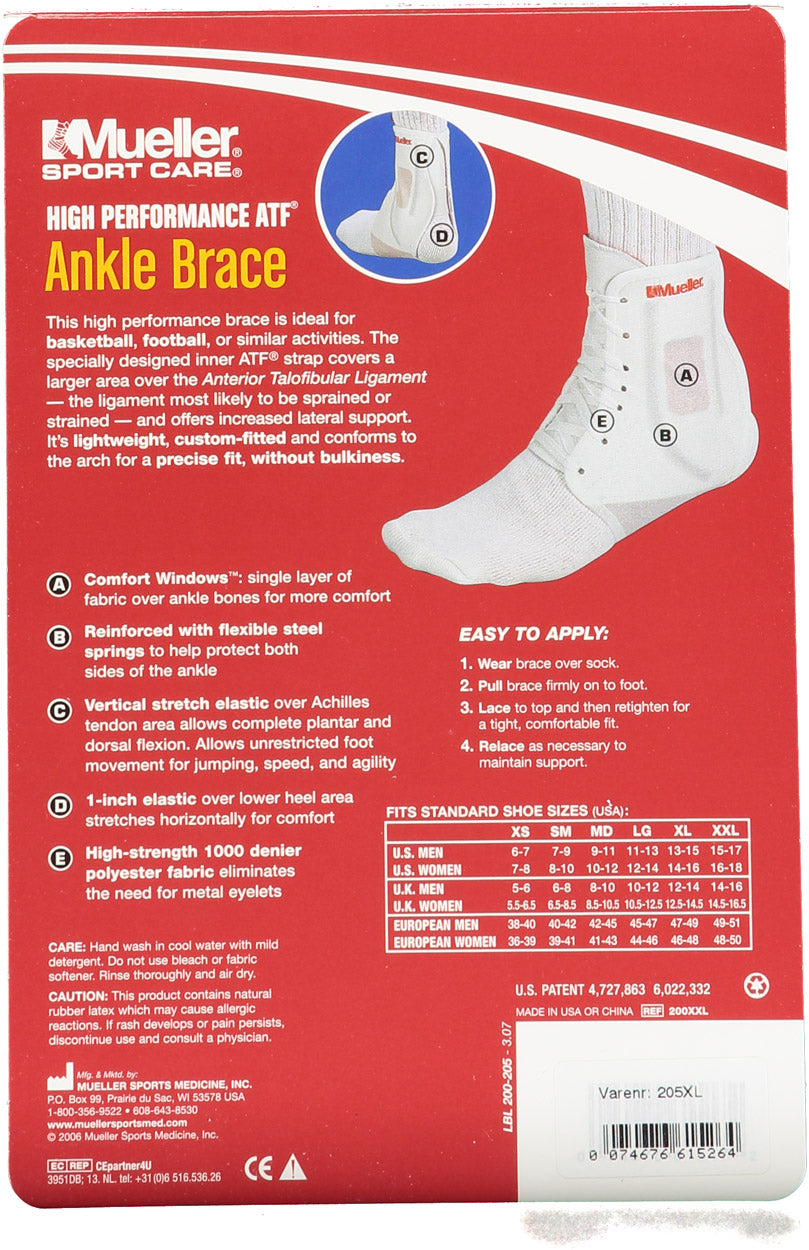 Ankelbandage, højre