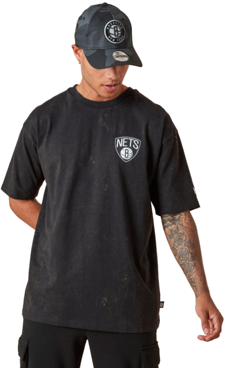 Team Logo Brooklyn Nets Washed T-shirt