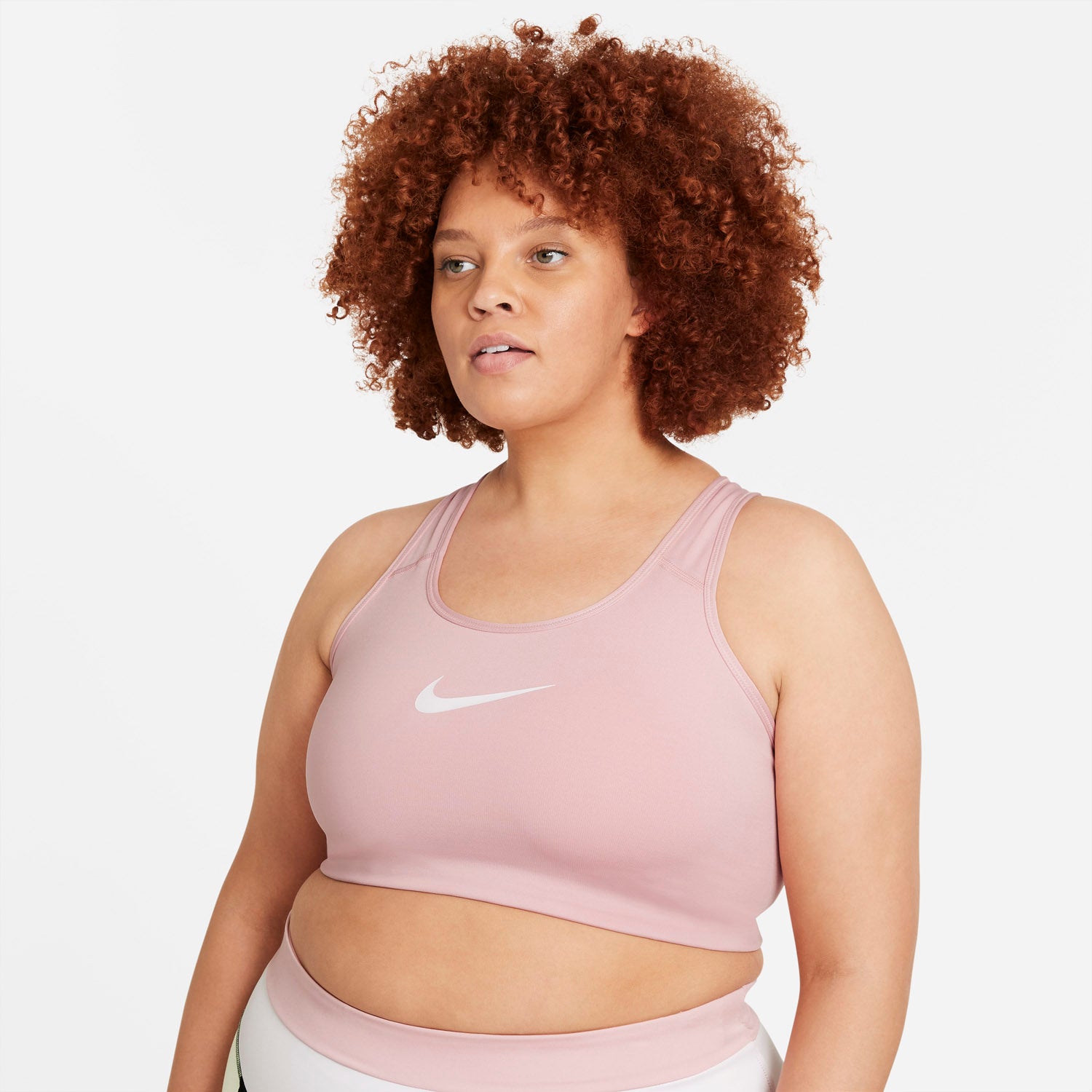 Swoosh Medium-Support sports bh (Plus Size)
