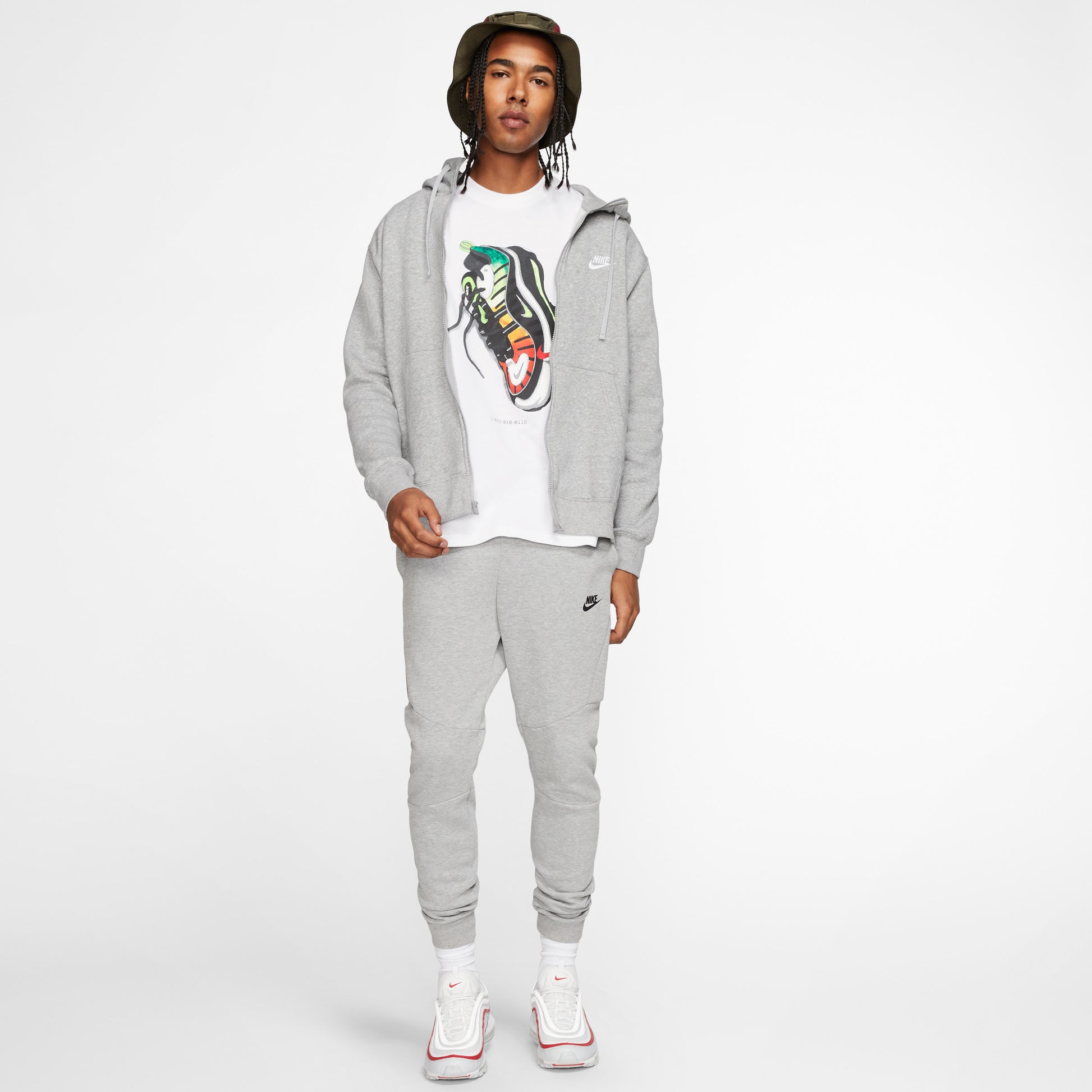 Sportswear Club Fleece hættetrøje