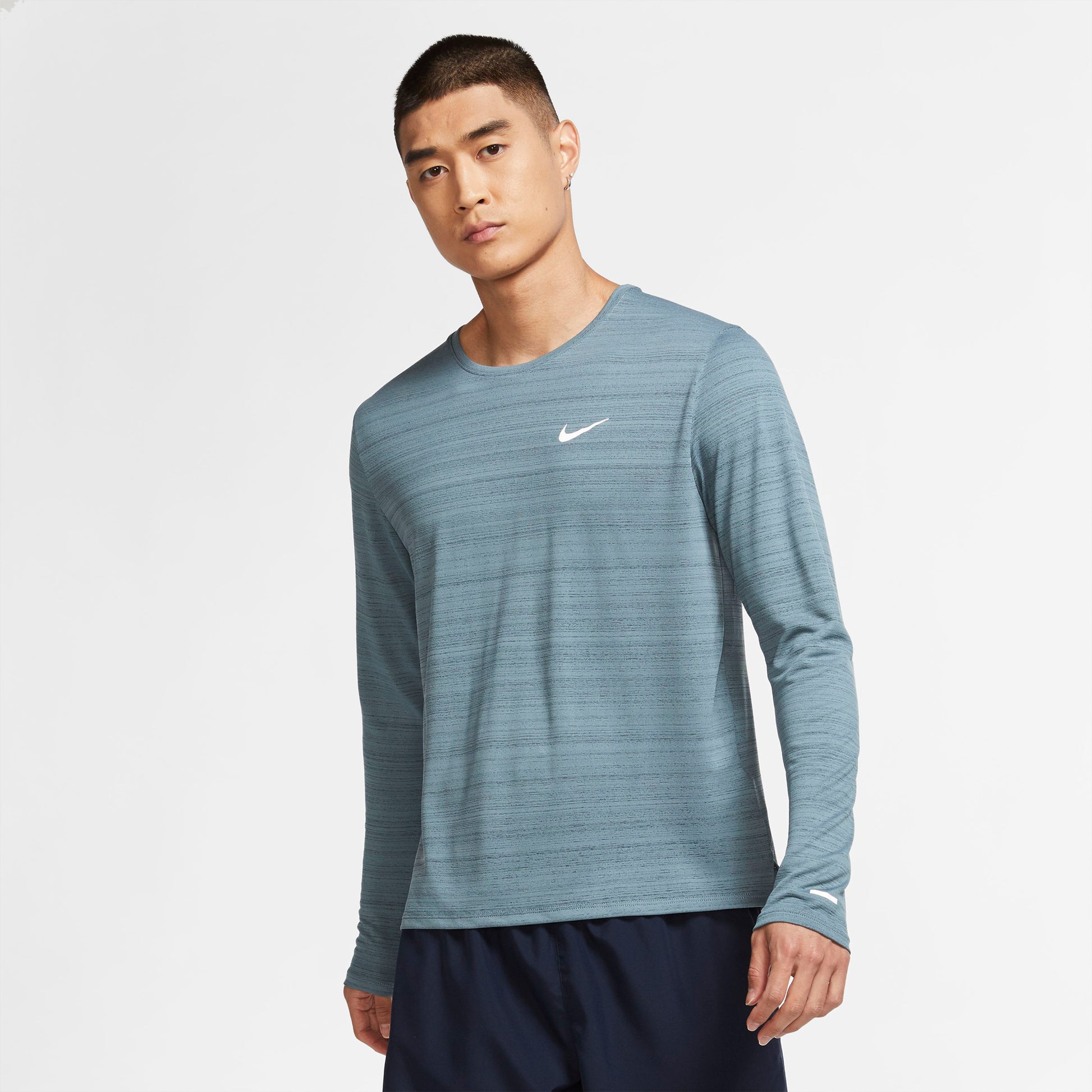 Dri-FIT Miler - Langærmet Løbetrøje.