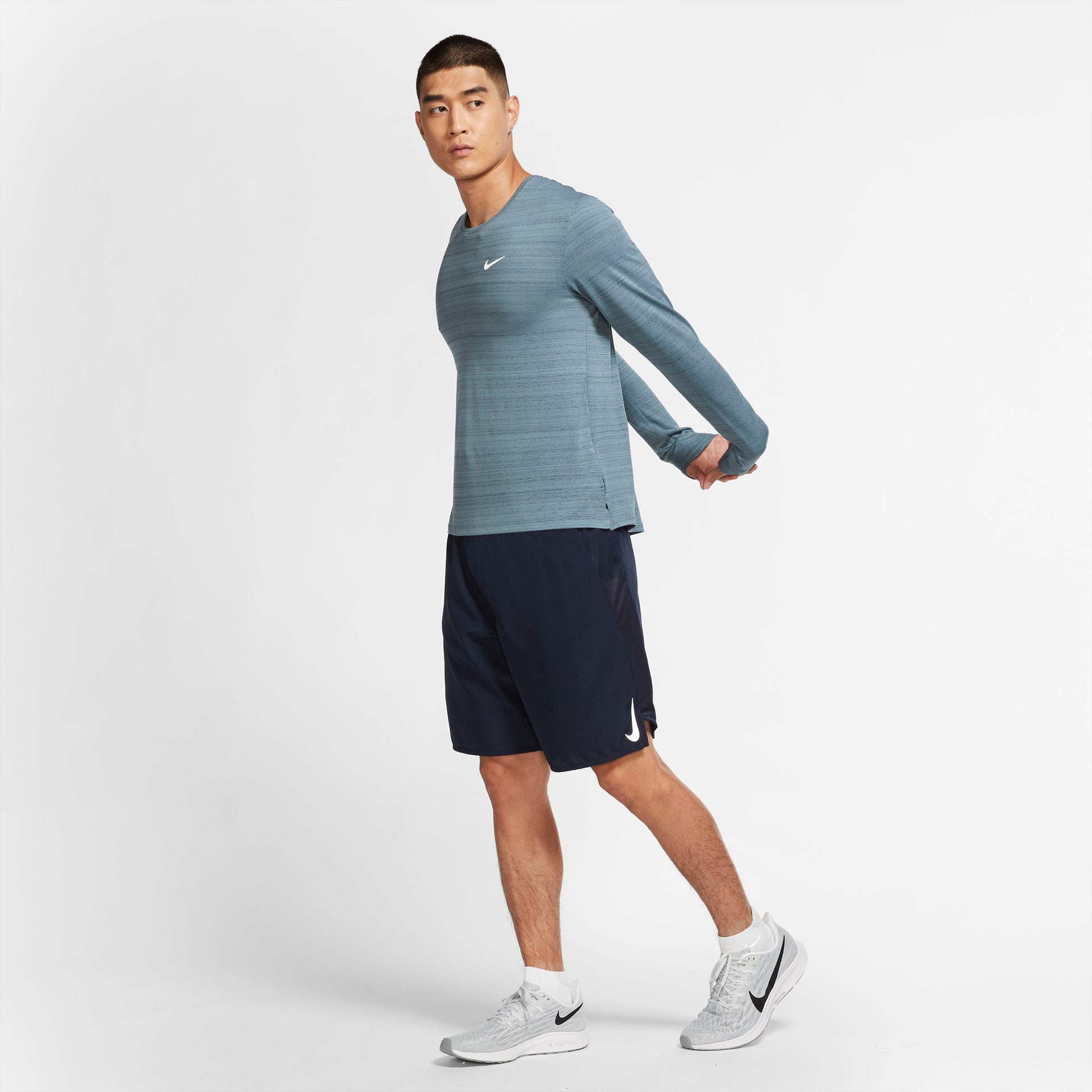 Dri-FIT Miler - Langærmet Løbetrøje.