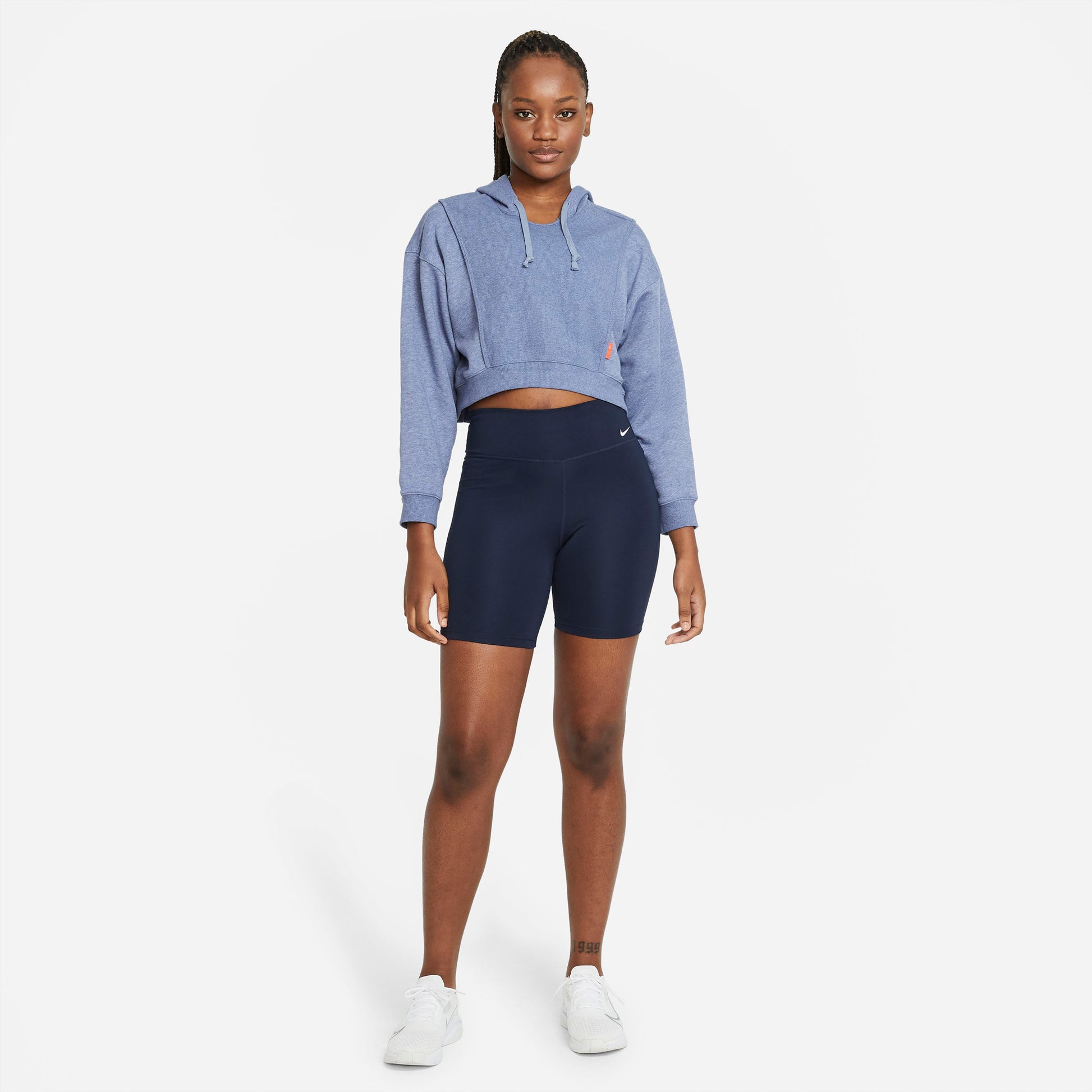 Dri-FIT Fleece Cropped træningshættetrøje