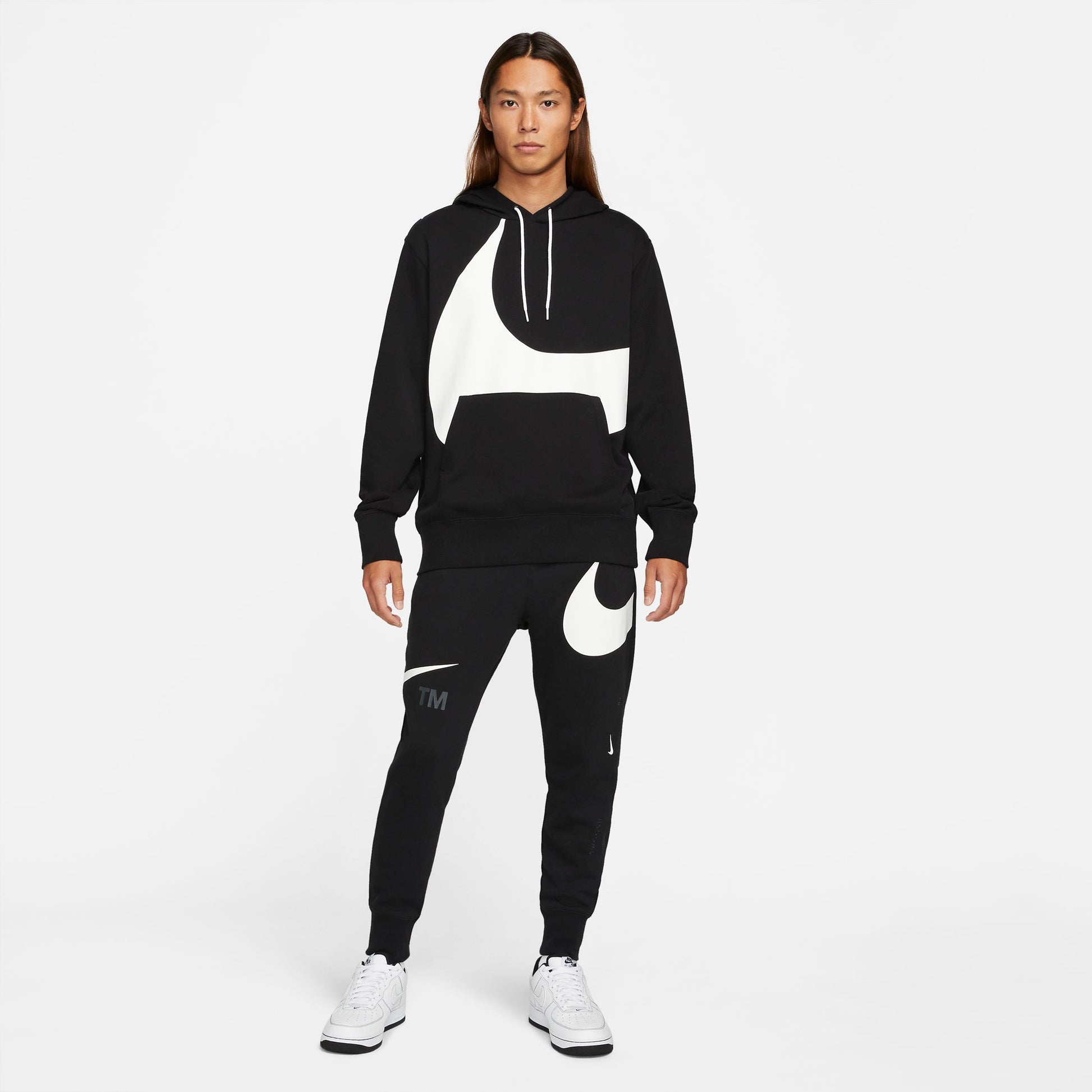 Sportswear Swoosh Semi-Brushed hættetrøje