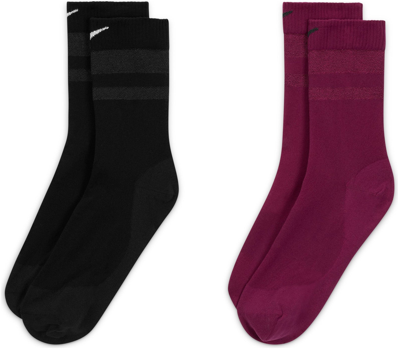 Air Sheer træningsstrømper, 2 par