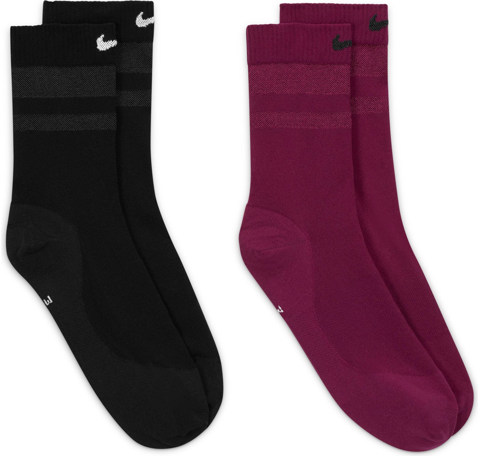 Air Sheer træningsstrømper, 2 par