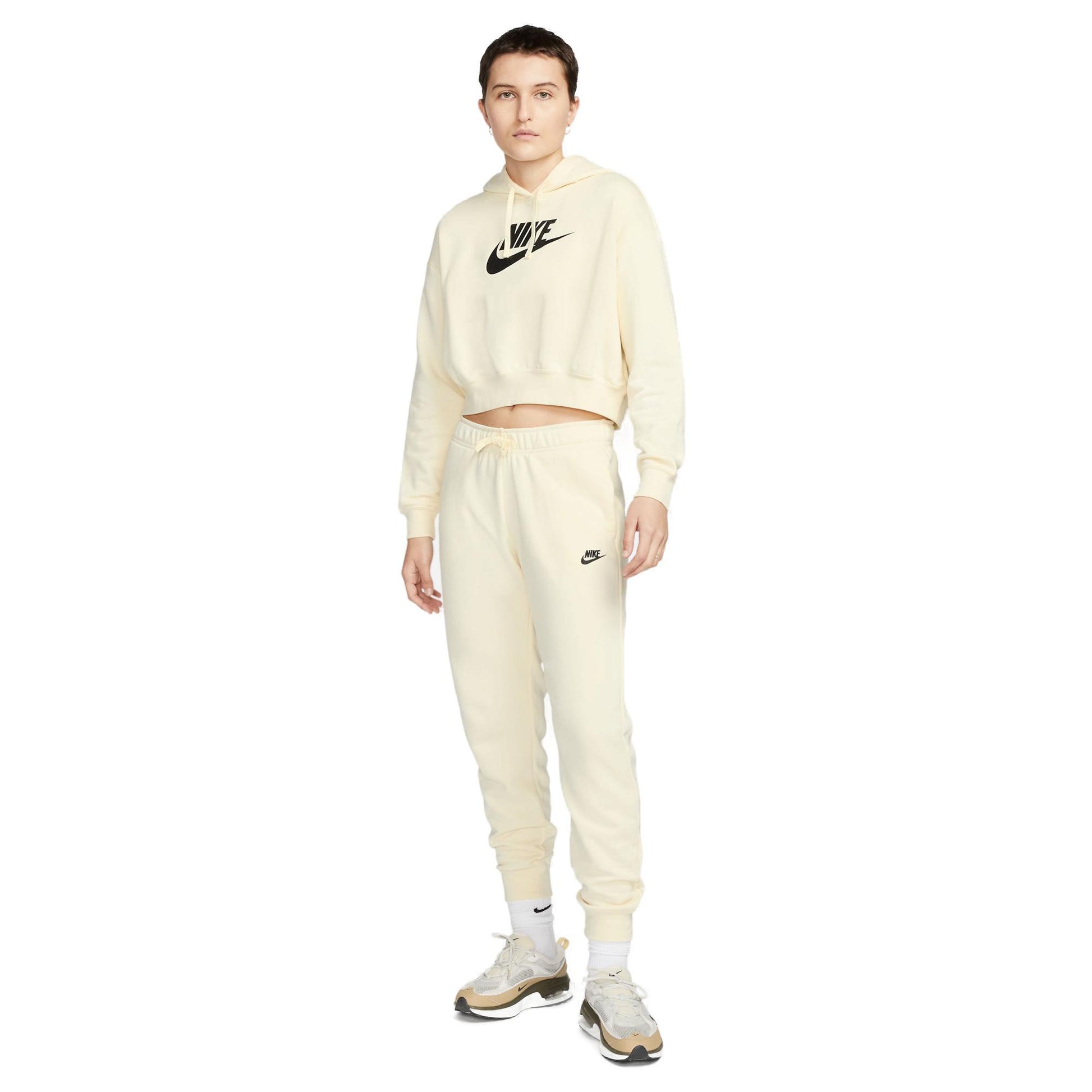 Sportswear Club Fleece Oversized Crop Graphic hættetrøje