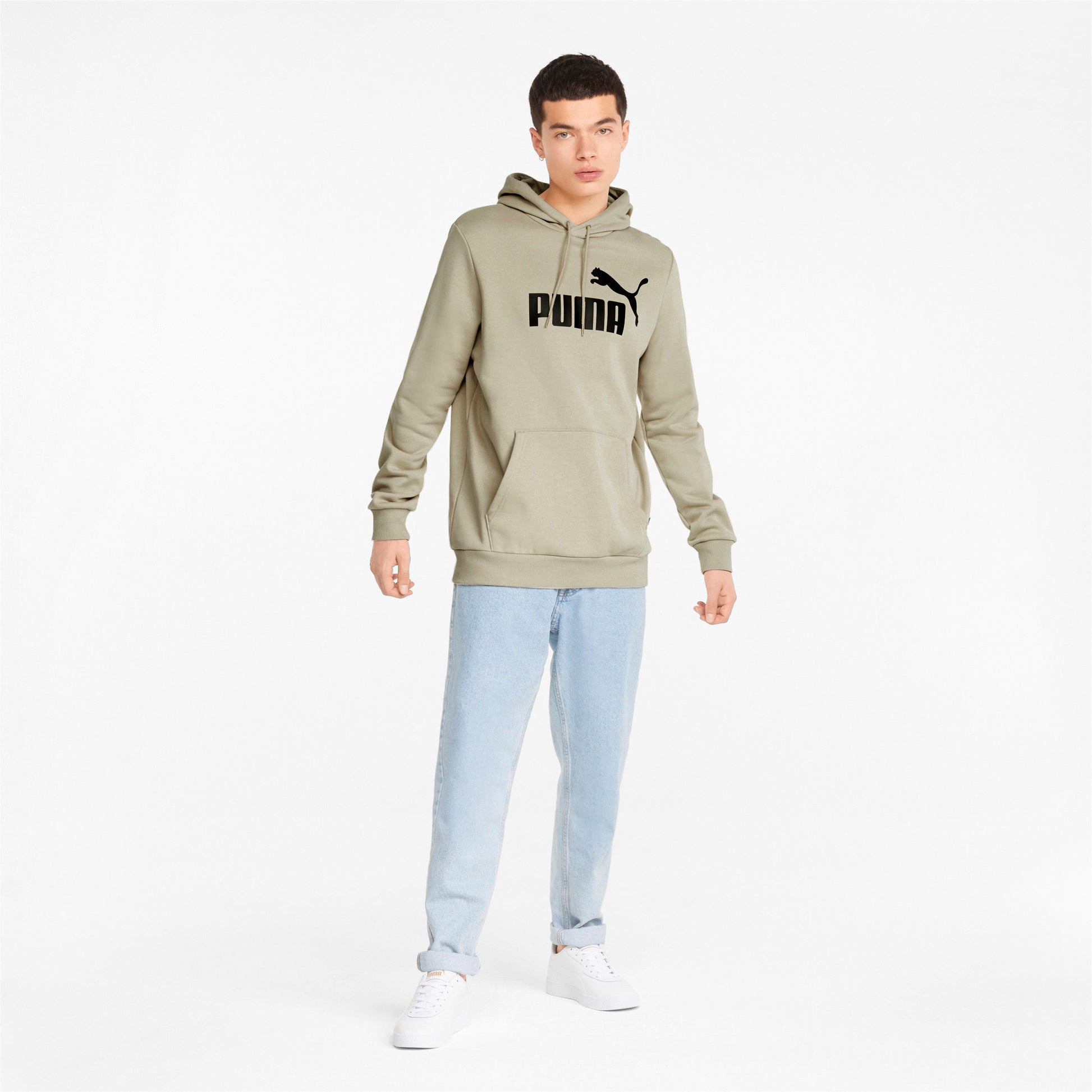 Essentials Big Logo hættetrøje